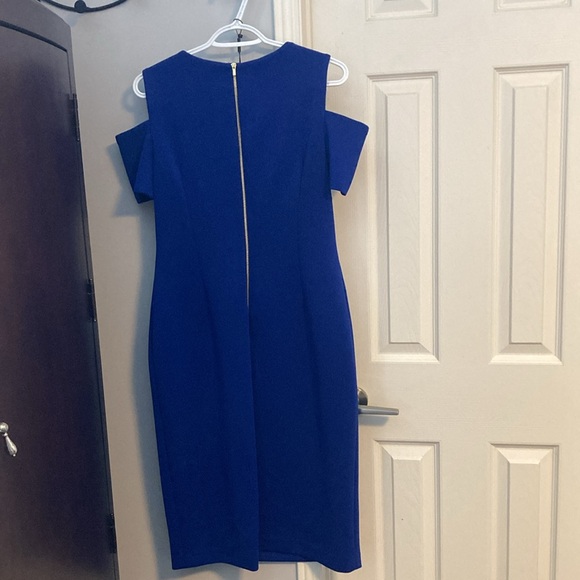 Calvin Klein size 12 Royal Blue dress brand new - Picture 2 of 4
